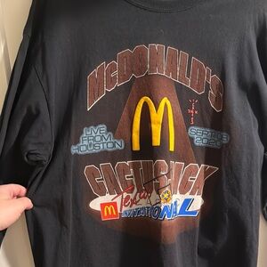 Travis Scott McDonald's Black Long Sleeve Shirt